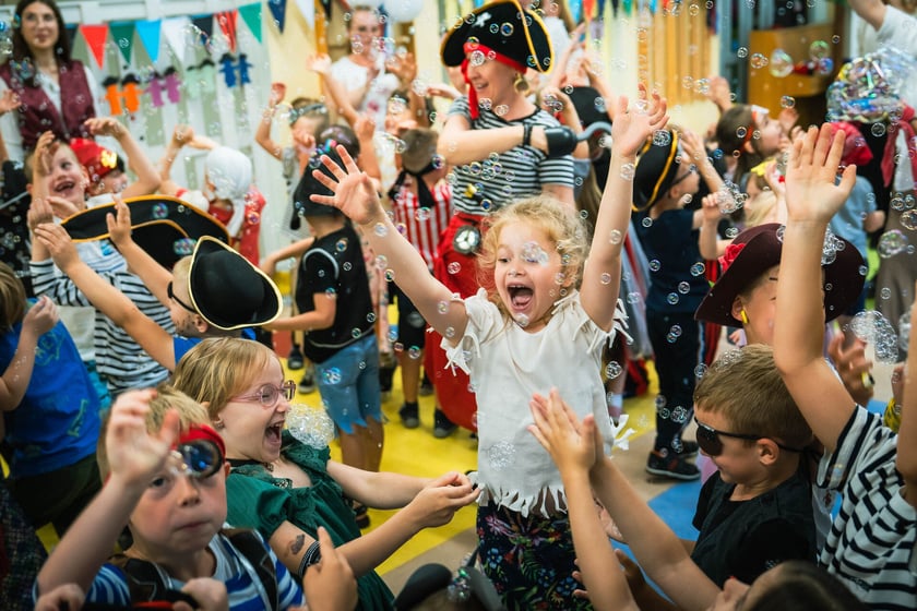 Piracko-morska impreza przedszkolaków z Tęczowej Polanki