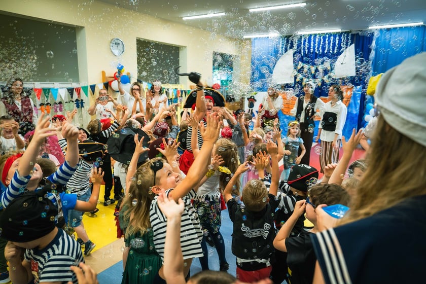 Piracko-morska impreza przedszkolaków z Tęczowej Polanki