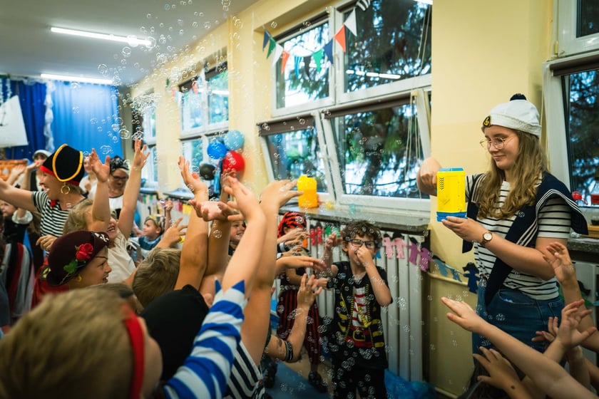 Piracko-morska impreza przedszkolaków z Tęczowej Polanki