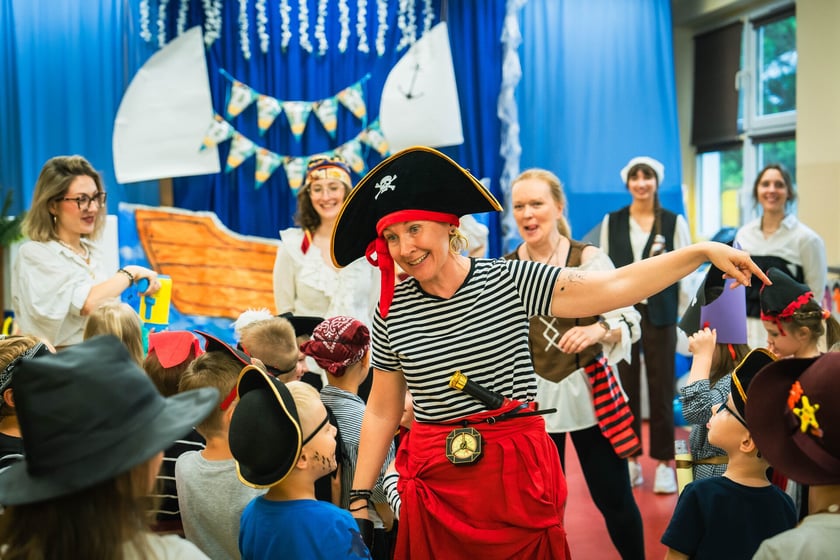 Piracko-morska impreza przedszkolaków z Tęczowej Polanki
