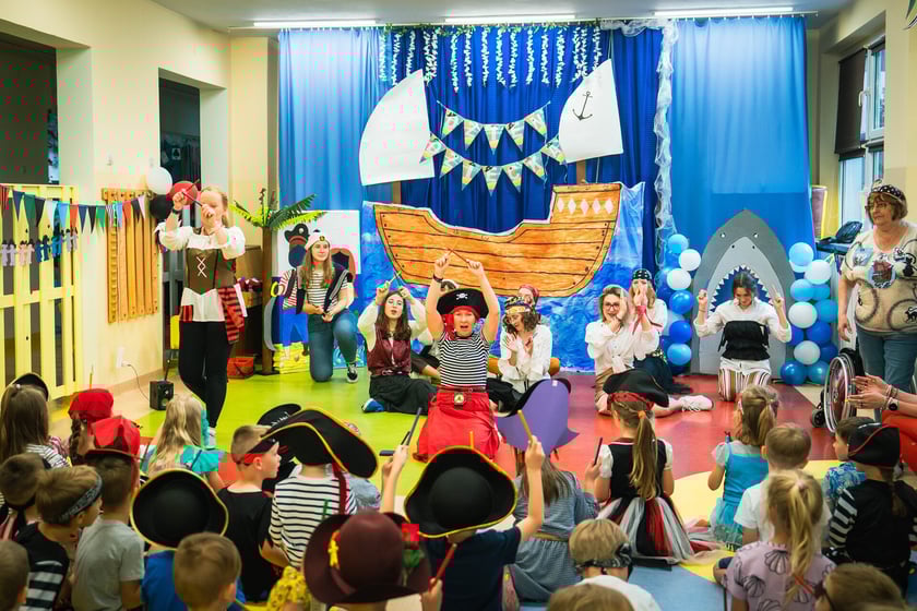 Piracko-morska impreza przedszkolaków z Tęczowej Polanki