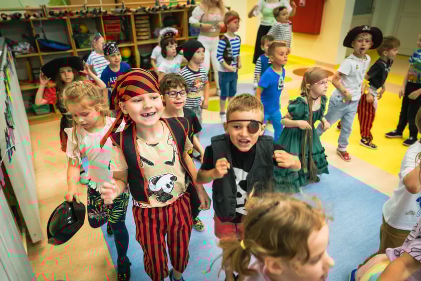 Piracko-morska impreza przedszkolaków z Tęczowej Polanki