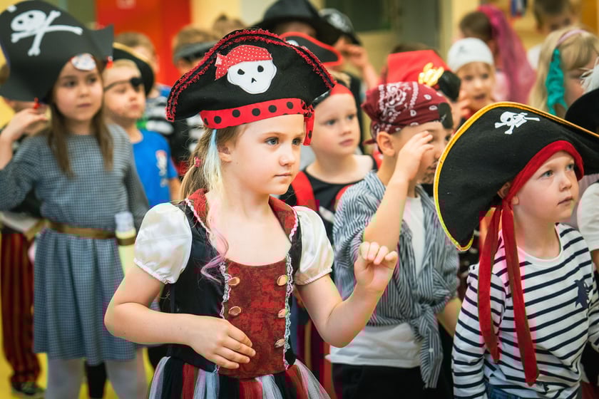 Piracko-morska impreza przedszkolaków z Tęczowej Polanki