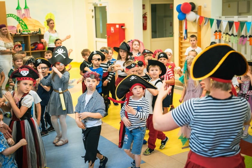 Piracko-morska impreza przedszkolaków z Tęczowej Polanki