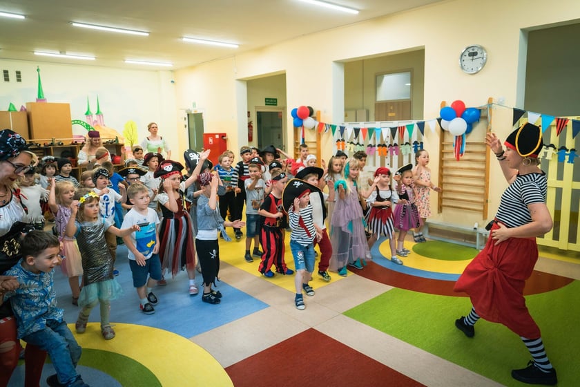 Piracko-morska impreza przedszkolaków z Tęczowej Polanki