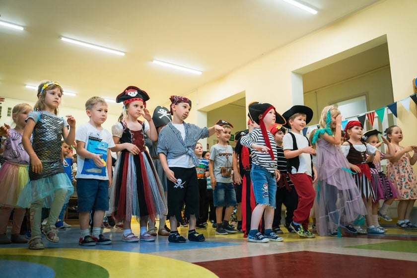Piracko-morska impreza przedszkolaków z Tęczowej Polanki
