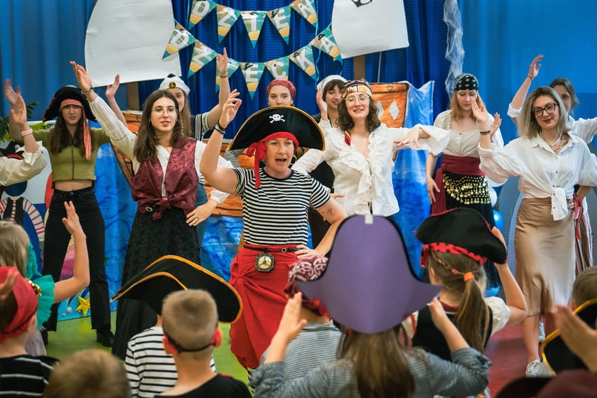 Piracko-morska impreza przedszkolaków z Tęczowej Polanki