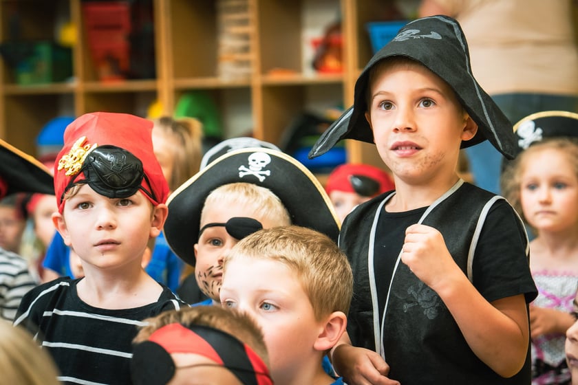 Piracko-morska impreza przedszkolaków z Tęczowej Polanki
