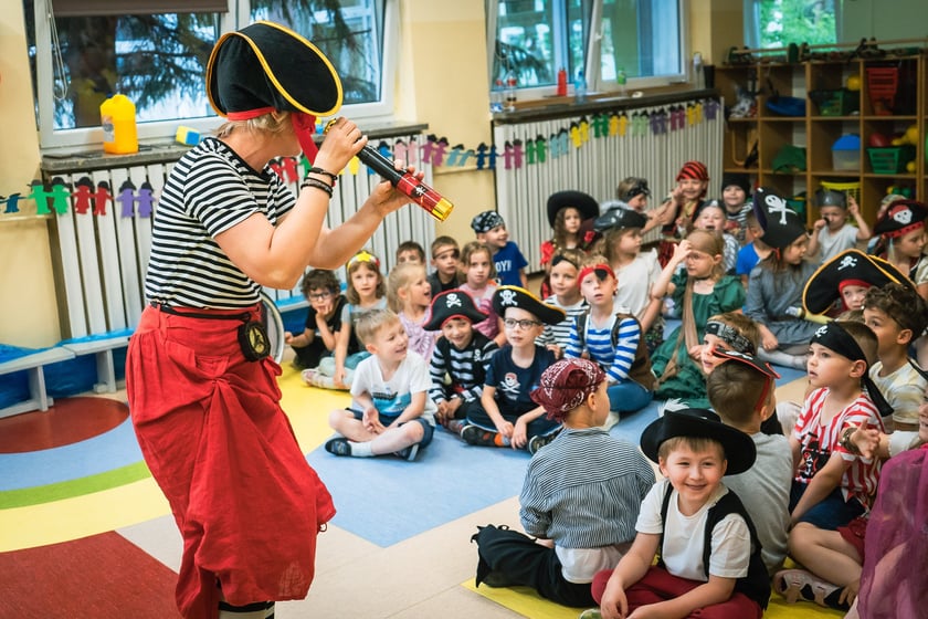 Piracko-morska impreza przedszkolaków z Tęczowej Polanki