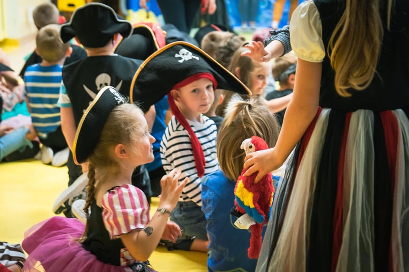 Piracko-morska impreza przedszkolaków z Tęczowej Polanki