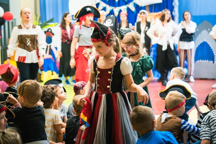 Piracko-morska impreza przedszkolaków z Tęczowej Polanki