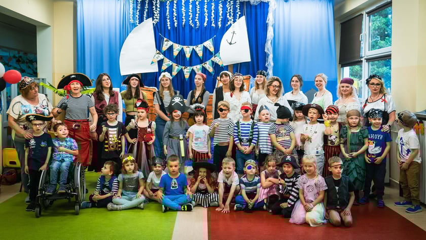 Piracko-morska impreza przedszkolaków z Tęczowej Polanki