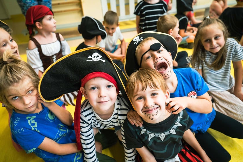 Piracko-morska impreza przedszkolaków z Tęczowej Polanki