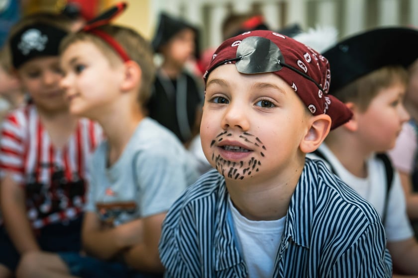 Piracko-morska impreza przedszkolaków z Tęczowej Polanki