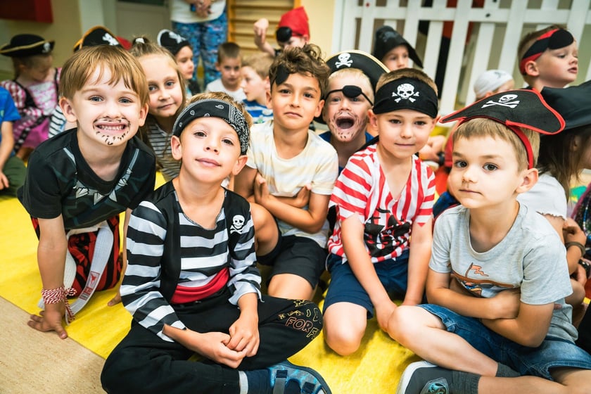 Piracko-morska impreza przedszkolaków z Tęczowej Polanki