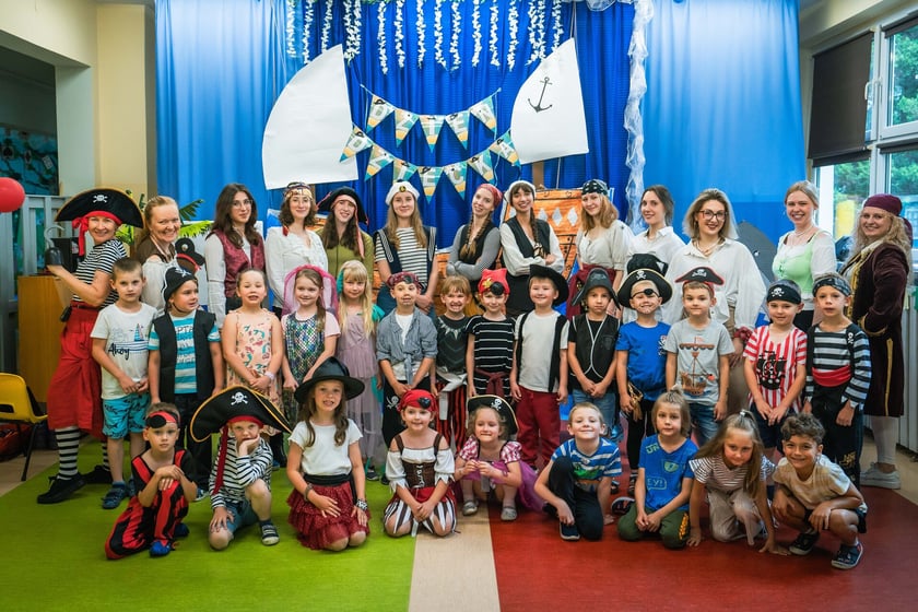 Piracko-morska impreza przedszkolaków z Tęczowej Polanki