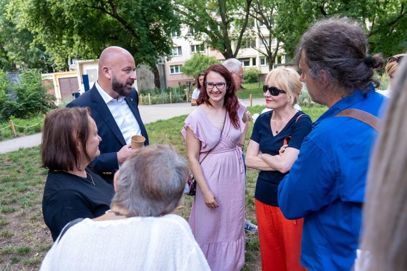 Spotkanie prezydenta z mieszkańcami Borka