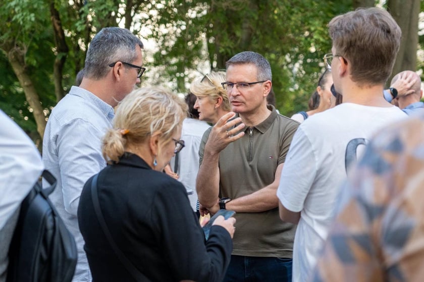 Spotkanie prezydenta z mieszkańcami Borka