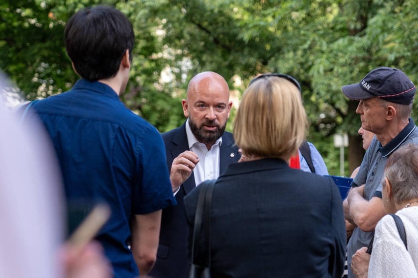 Spotkanie prezydenta z mieszkańcami Borka