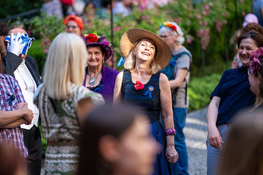 Potańcówka Wrocławska na dziedzińcu Ossolineum. Wrocław, 8 czerwca 2024