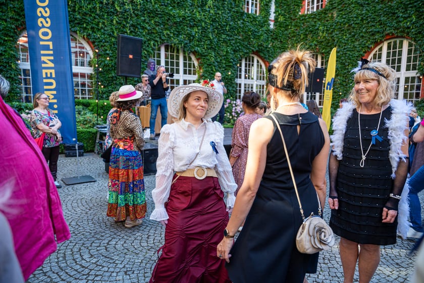 Potańcówka Wrocławska na dziedzińcu Ossolineum. Wrocław, 8 czerwca 2024