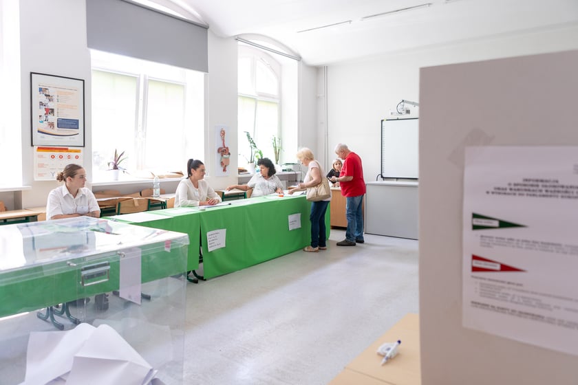 Wybory do europarlamentu we Wrocławiu. Komisja przy ul. Tęczowej