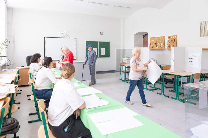 Wybory do europarlamentu we Wrocławiu. Komisja przy ul. Tęczowej