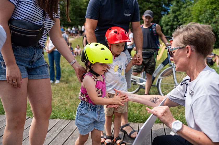 Wrocławskie Święto Rowerzysty w parku Tołpy
