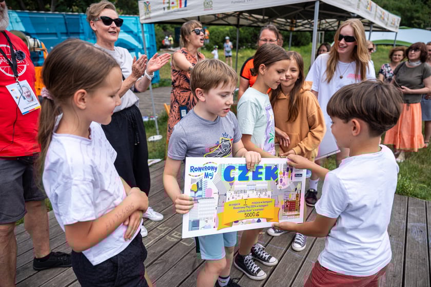Wrocławskie Święto Rowerzysty w parku Tołpy