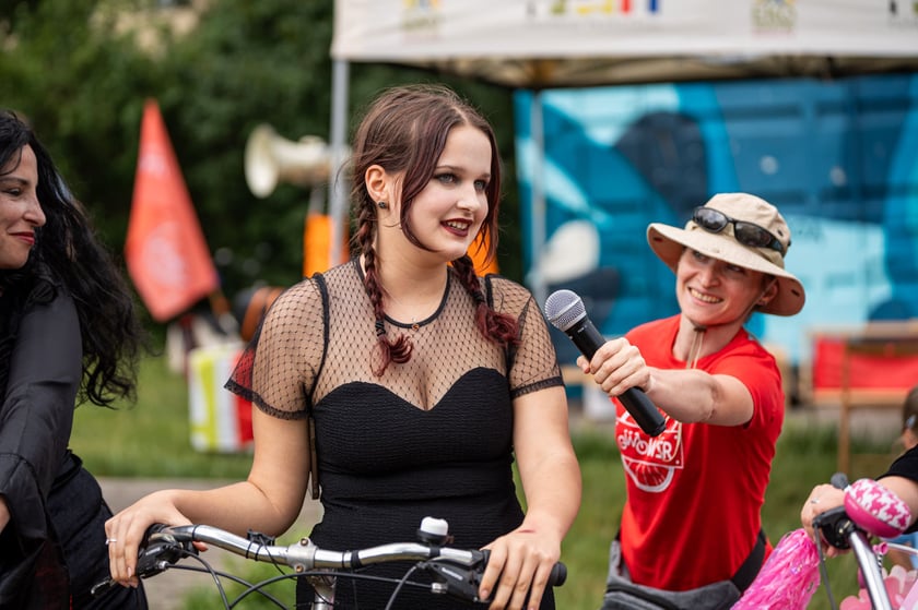 Wrocławskie Święto Rowerzysty w parku Tołpy