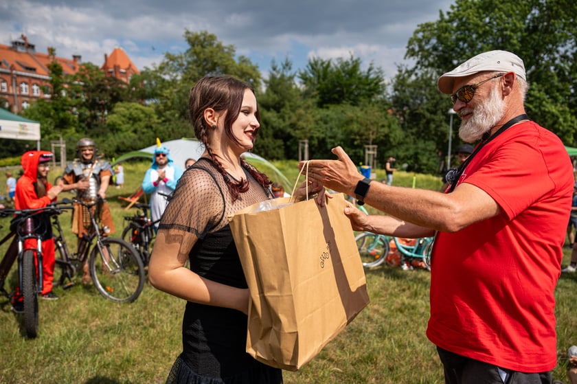 Wrocławskie Święto Rowerzysty w parku Tołpy
