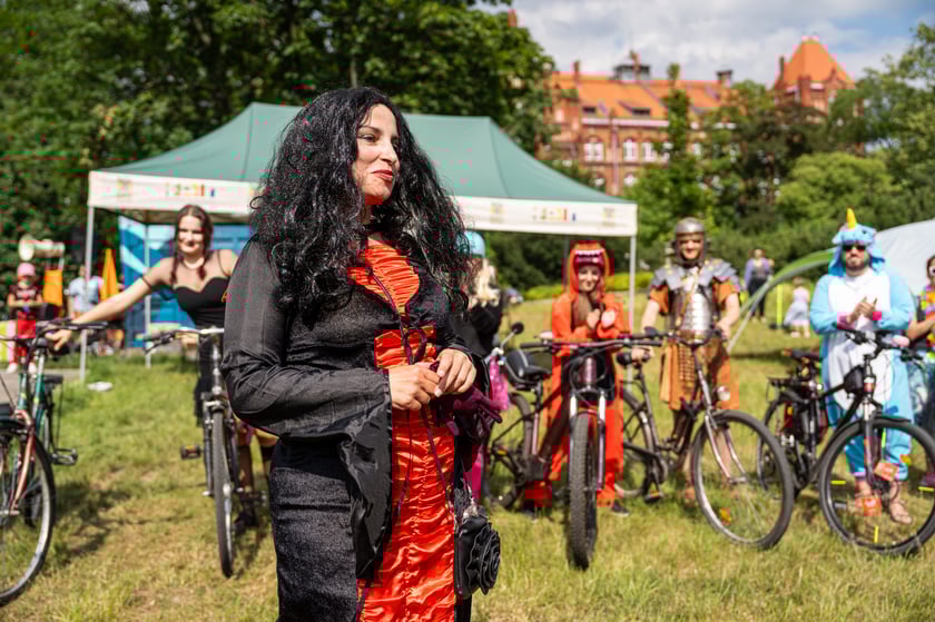 Wrocławskie Święto Rowerzysty w parku Tołpy