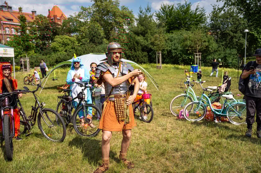 Wrocławskie Święto Rowerzysty w parku Tołpy