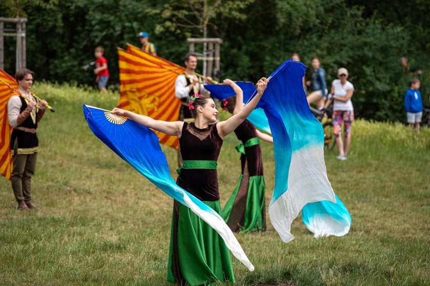 Wrocławskie Święto Rowerzysty w parku Tołpy