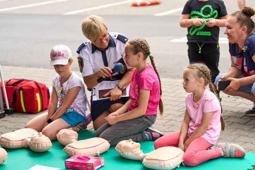 Uczestnicy akcji - Widzisz – reaguj – życie jest tylko jedno