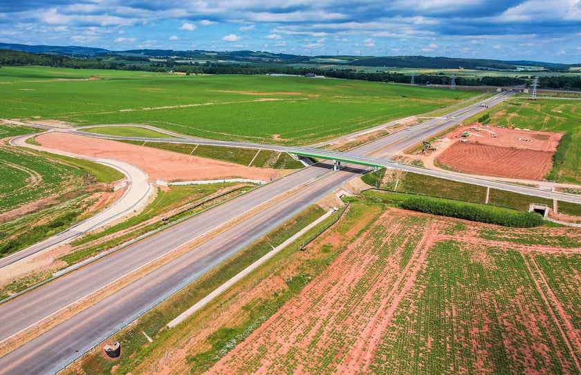 Fragment S3 Bolków – Kamienna Góra, czerwiec 2024