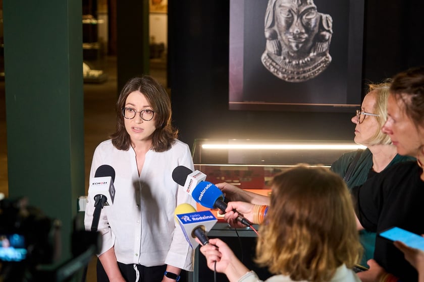 dr Agata Maciończyk z Muzeum Archeologicznego we Wrocławiu