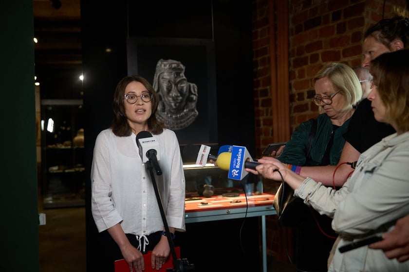 dr Agata Maciończyk z Muzeum Archeologicznego we Wrocławiu