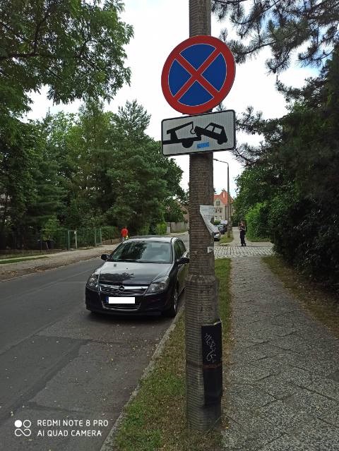 Przykłady nieprawidłowego parkowania samochod&oacute;w