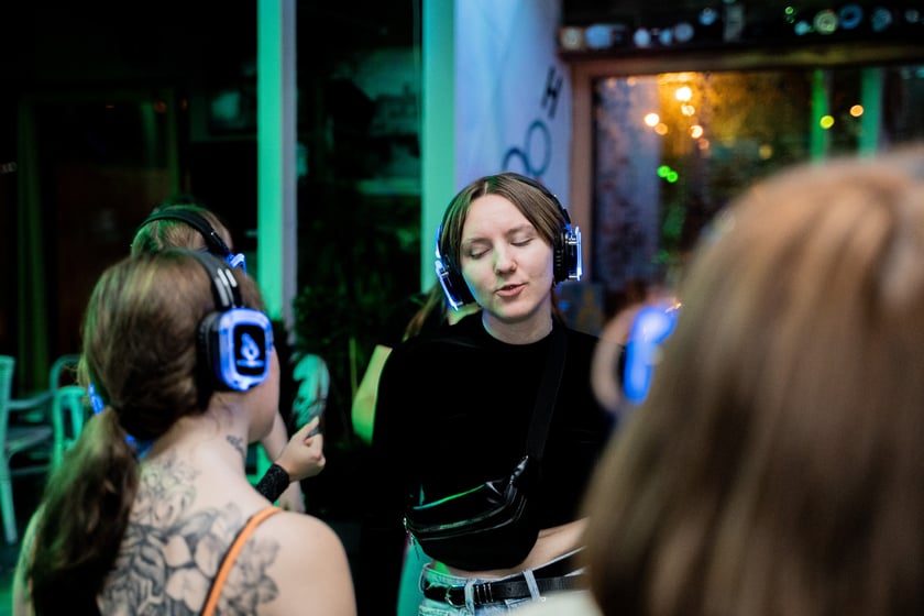 silent disco z Teatrem Dialogu, zdjęcie archiwalne
