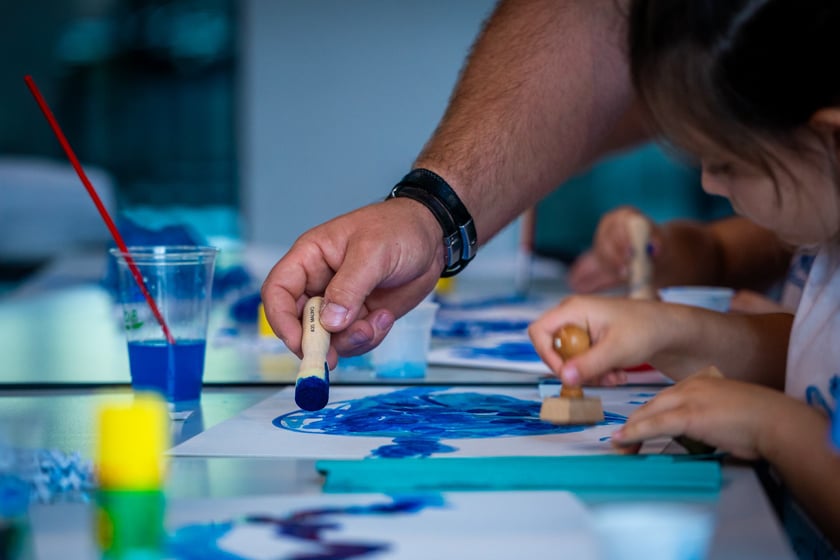 Hydropolis we Wrocławiu. Malowanie ekologicznymi farbami&nbsp;