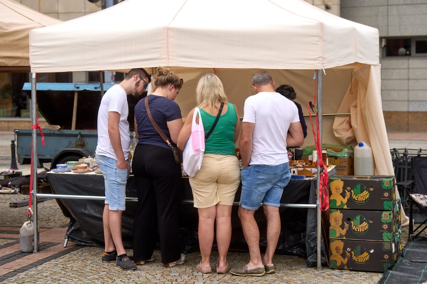 Pchli targ przy Szewskiej, Wrocław 25.07.2024