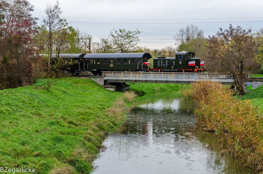 Pociąg retro we Wrocławiu