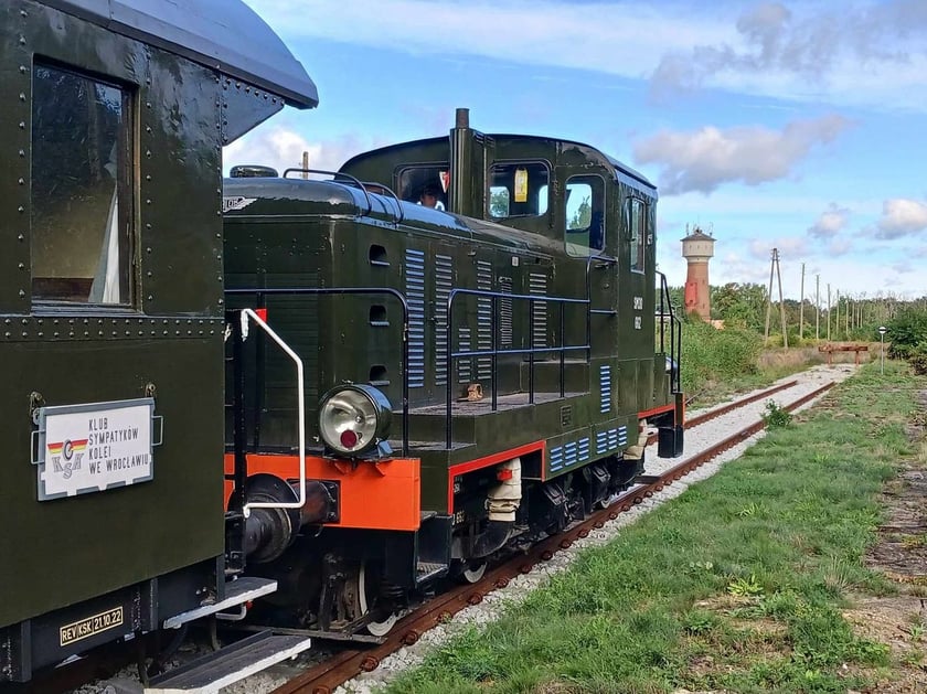 Pociąg retro we Wrocławiu
