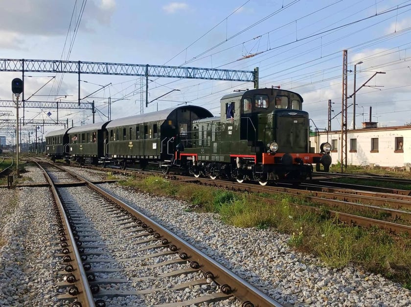 Pociąg retro we Wrocławiu