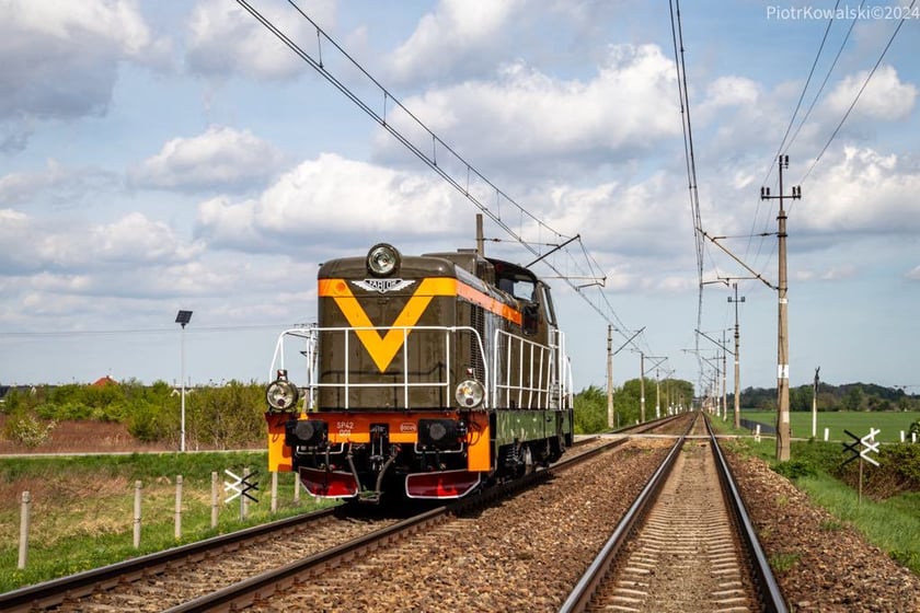 Pociąg retro we Wrocławiu