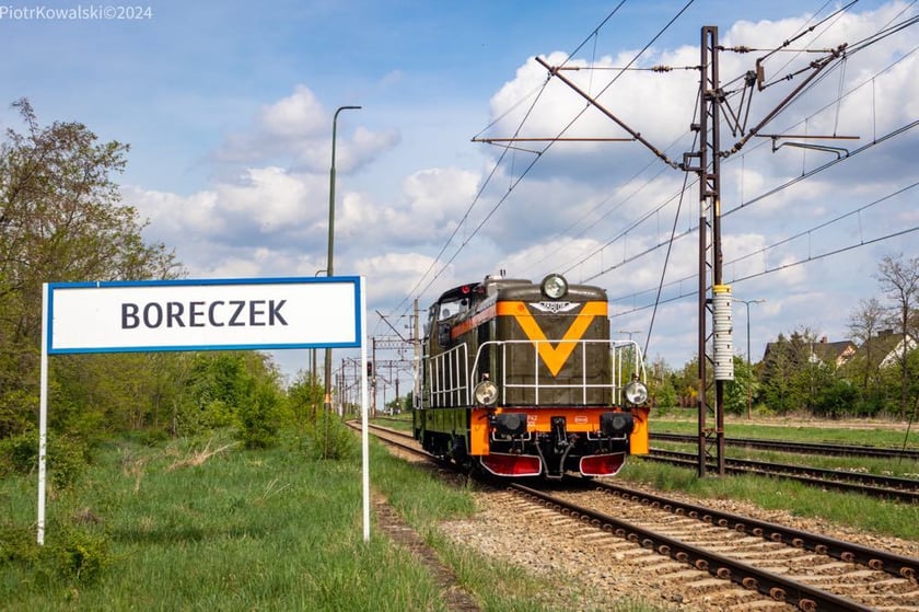 Pociąg retro we Wrocławiu