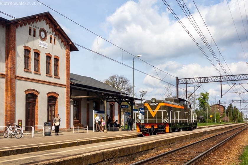 Pociąg retro we Wrocławiu