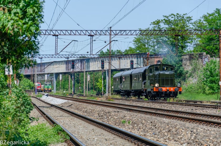 Pociąg retro we Wrocławiu