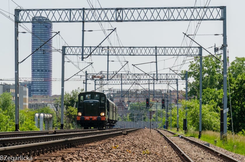 Pociąg retro we Wrocławiu